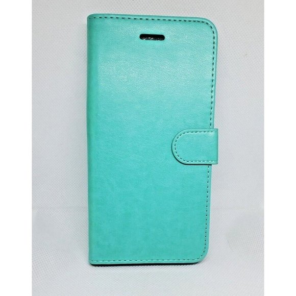 iPhone 7 Plus Truth Cell Phone Case Wallet RFID With Credit Card Protector Green - Picture 5 of 11